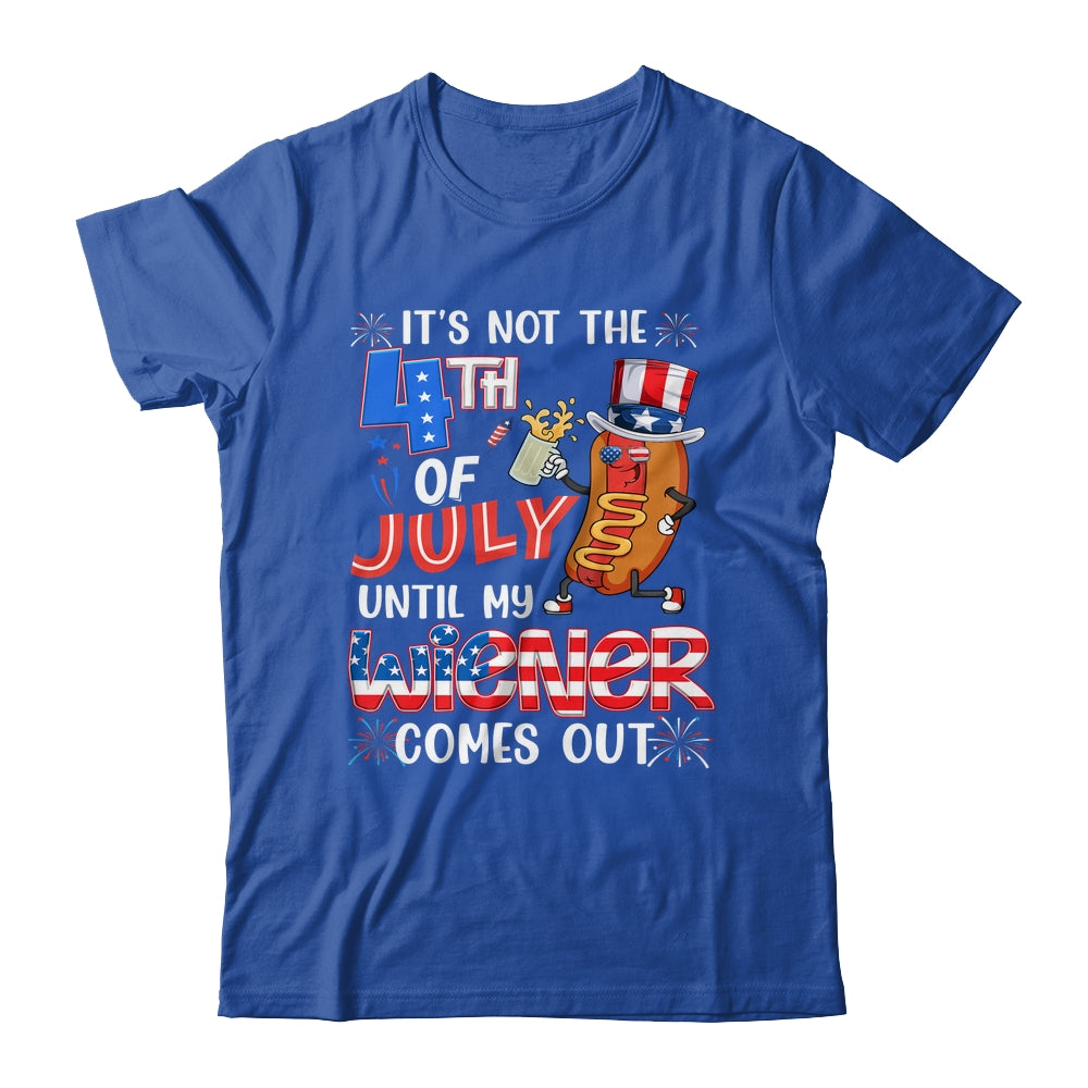 Hot Dog Until My Wiener Comes Out Funny Hot Dog 4th Of July Shirt & Tank Top | siriusteestore