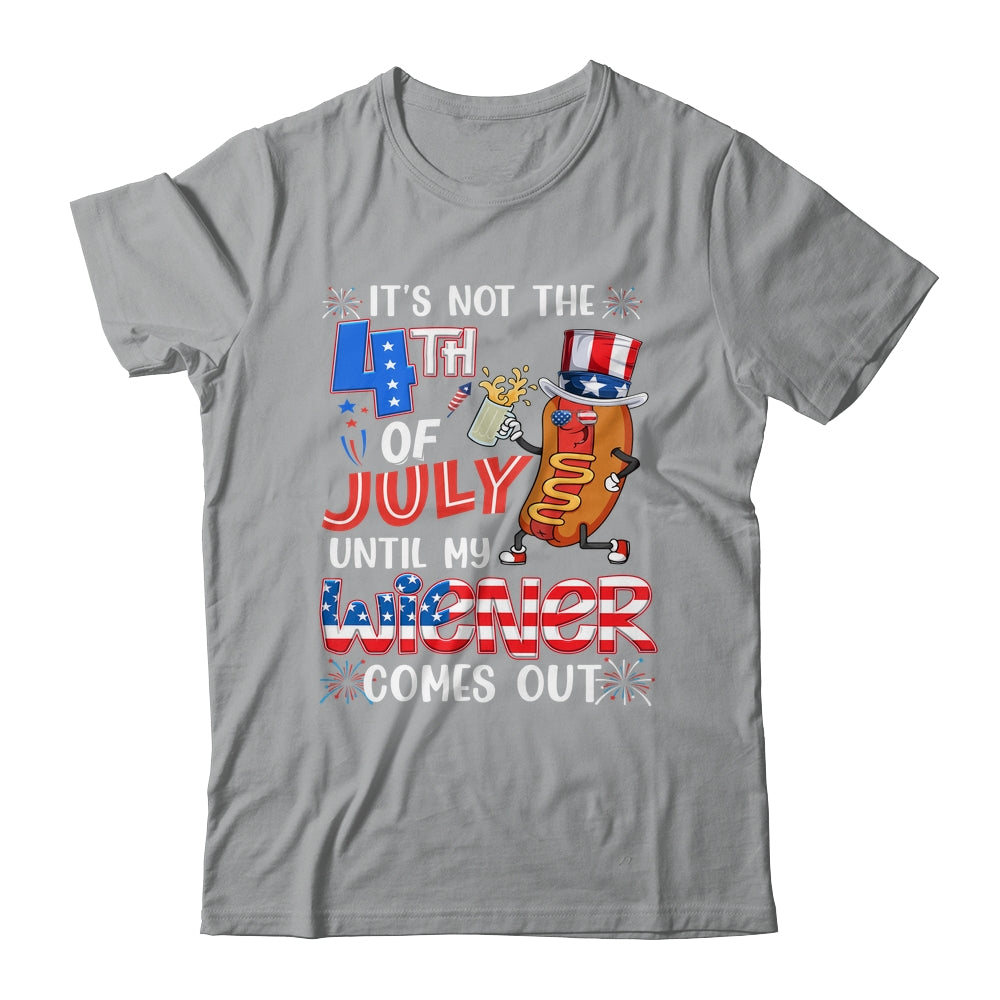 Hot Dog Until My Wiener Comes Out Funny Hot Dog 4th Of July Shirt & Tank Top | siriusteestore