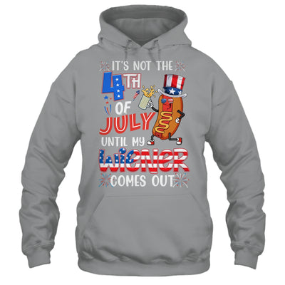 Hot Dog Until My Wiener Comes Out Funny Hot Dog 4th Of July Shirt & Tank Top | siriusteestore