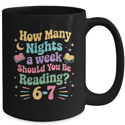How Many Nights Reading 67 Meme Six Seven Teacher Funny Mug | siriusteestore