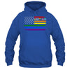 Human USA LGBT Flag Gay Pride Transgender Rainbow Lesbian Shirt & Hoodie | siriusteestore