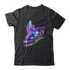 Hummingbird Holding Purple Ribbon Alzheimer's Awareness Shirt & Tank Top | siriusteestore