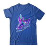 Hummingbird Holding Purple Ribbon Alzheimer's Awareness Shirt & Tank Top | siriusteestore