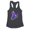 Hummingbird Holding Purple Ribbon Alzheimer's Awareness Shirt & Tank Top | siriusteestore