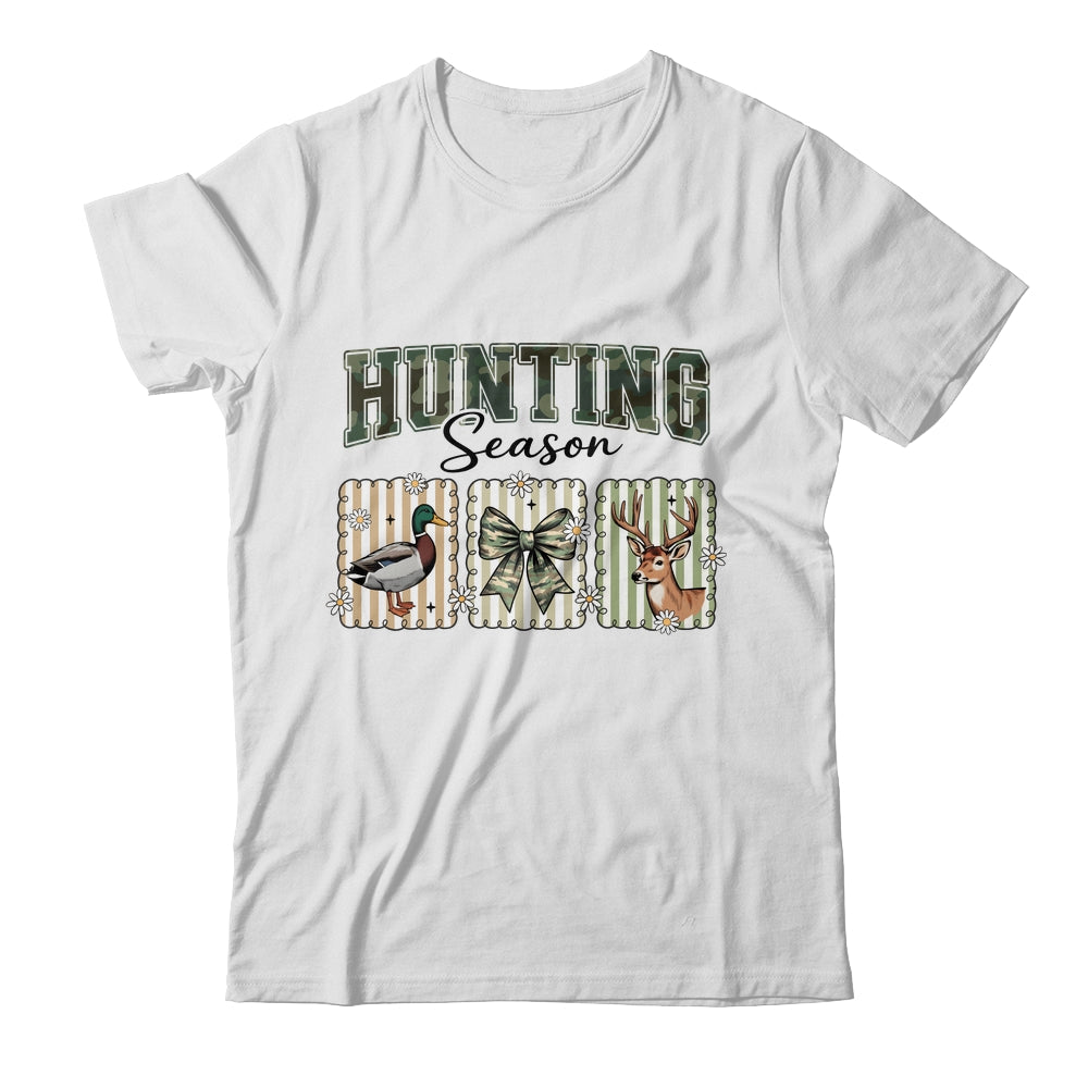 Hunting Season Preppy Camo Bow Deer Hunting Duck Hunter Shirt & Hoodie | siriusteestore