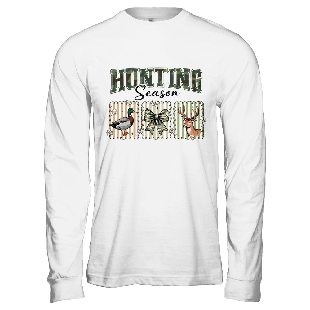 Hunting Season Preppy Camo Bow Deer Hunting Duck Hunter Shirt & Hoodie | siriusteestore