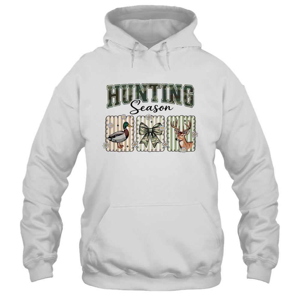 Hunting Season Preppy Camo Bow Deer Hunting Duck Hunter Shirt & Hoodie | siriusteestore