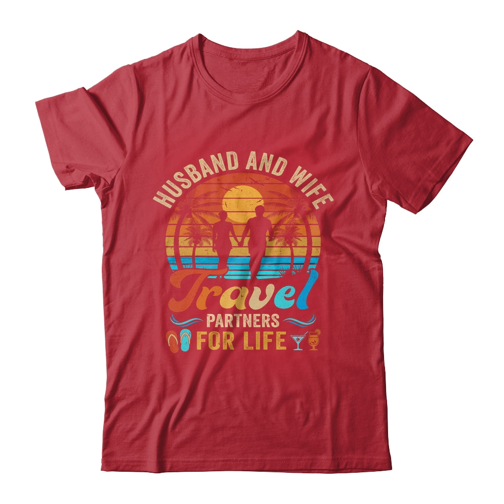 Husband And Wife Travel Partners For Life Beach Traveling Shirt & Hoodie | siriusteestore