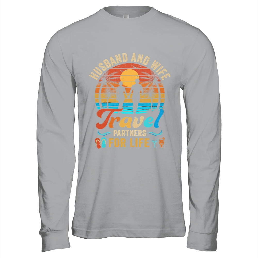 Husband And Wife Travel Partners For Life Beach Traveling Shirt & Hoodie | siriusteestore