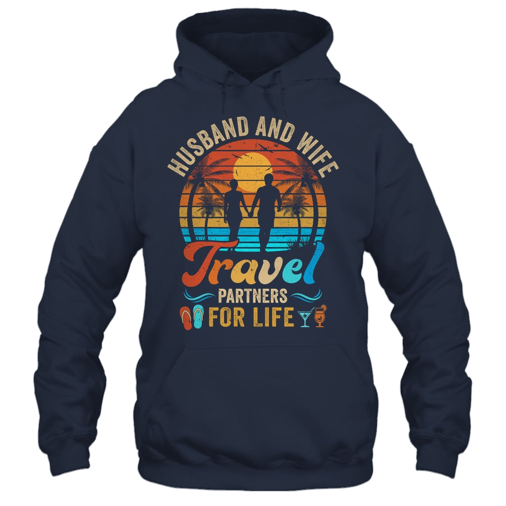 Husband And Wife Travel Partners For Life Beach Traveling Shirt & Hoodie | siriusteestore