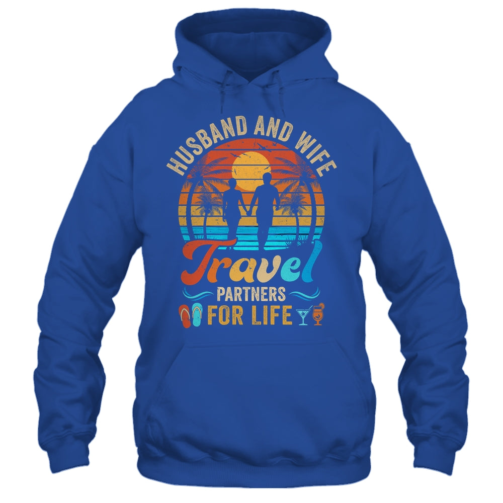 Husband And Wife Travel Partners For Life Beach Traveling Shirt & Hoodie | siriusteestore