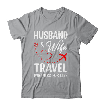 Husband And Wife Travel Partners For Life Couple Matching Shirt & Tank Top | siriusteestore
