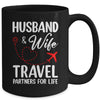 Husband And Wife Travel Partners For Life Couple Matching Mug | siriusteestore
