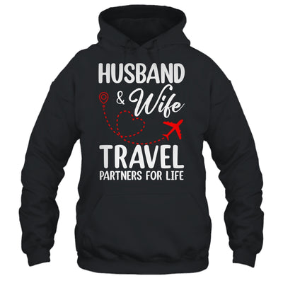 Husband And Wife Travel Partners For Life Couple Matching Shirt & Tank Top | siriusteestore