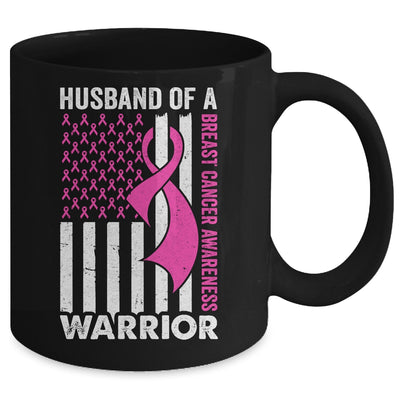 Husband Of A Warrior Breast Cancer Awareness Support Squad Mug | siriusteestore