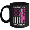 Husband Of A Warrior Breast Cancer Awareness Support Squad Mug | siriusteestore
