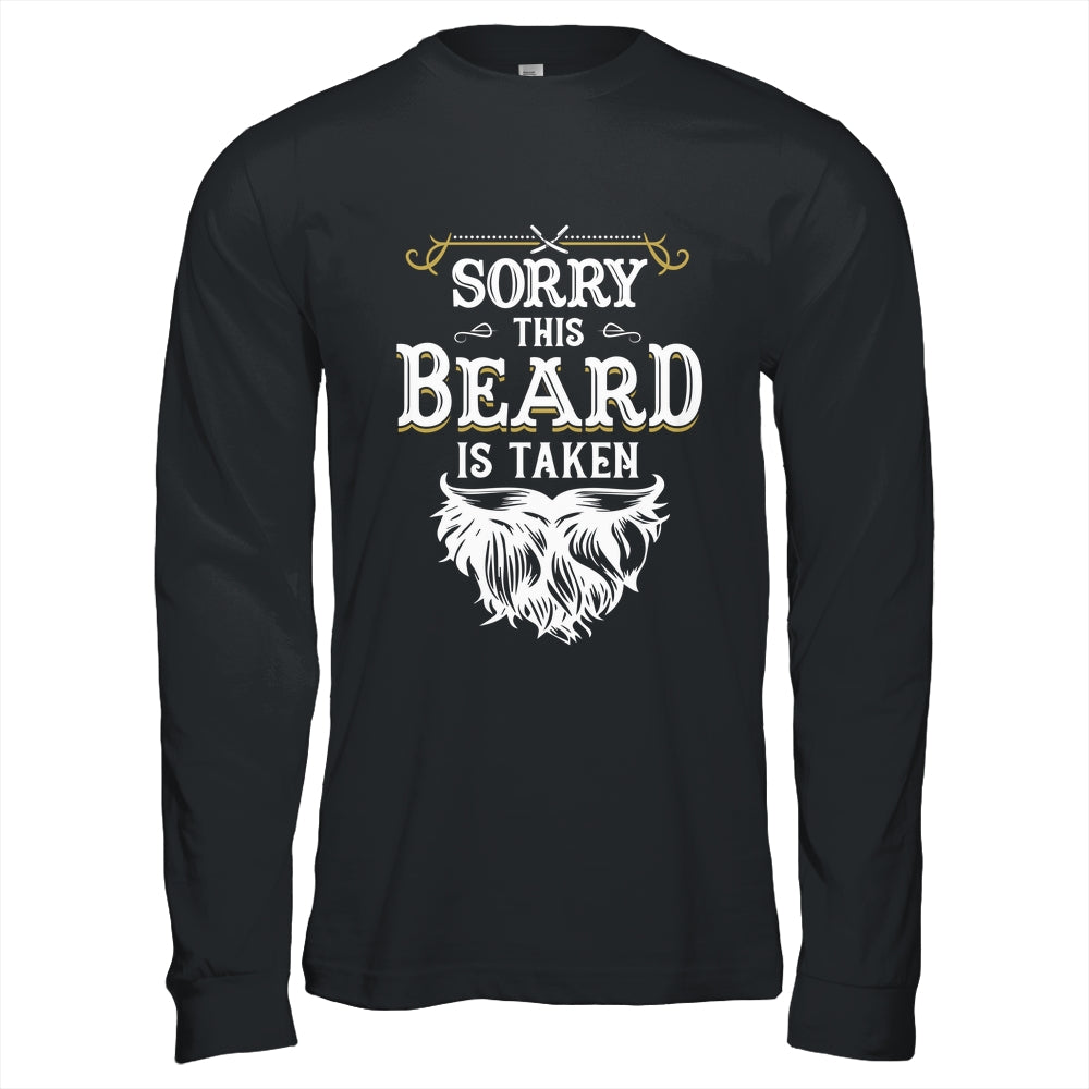 Husband Valentines Sorry This Beard Is Taken Marriage Humor Shirt & Hoodie | siriusteestore