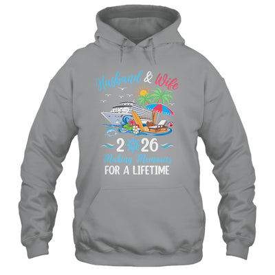 Husband & Wife 2026 Making Memories Cruise Matching Couple Shirt & Tank Top | siriusteestore