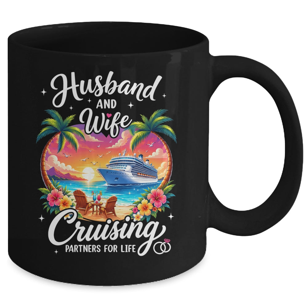 Husband and Wife Cruising Partners for Life Cruise 2026 Mug | siriusteestore