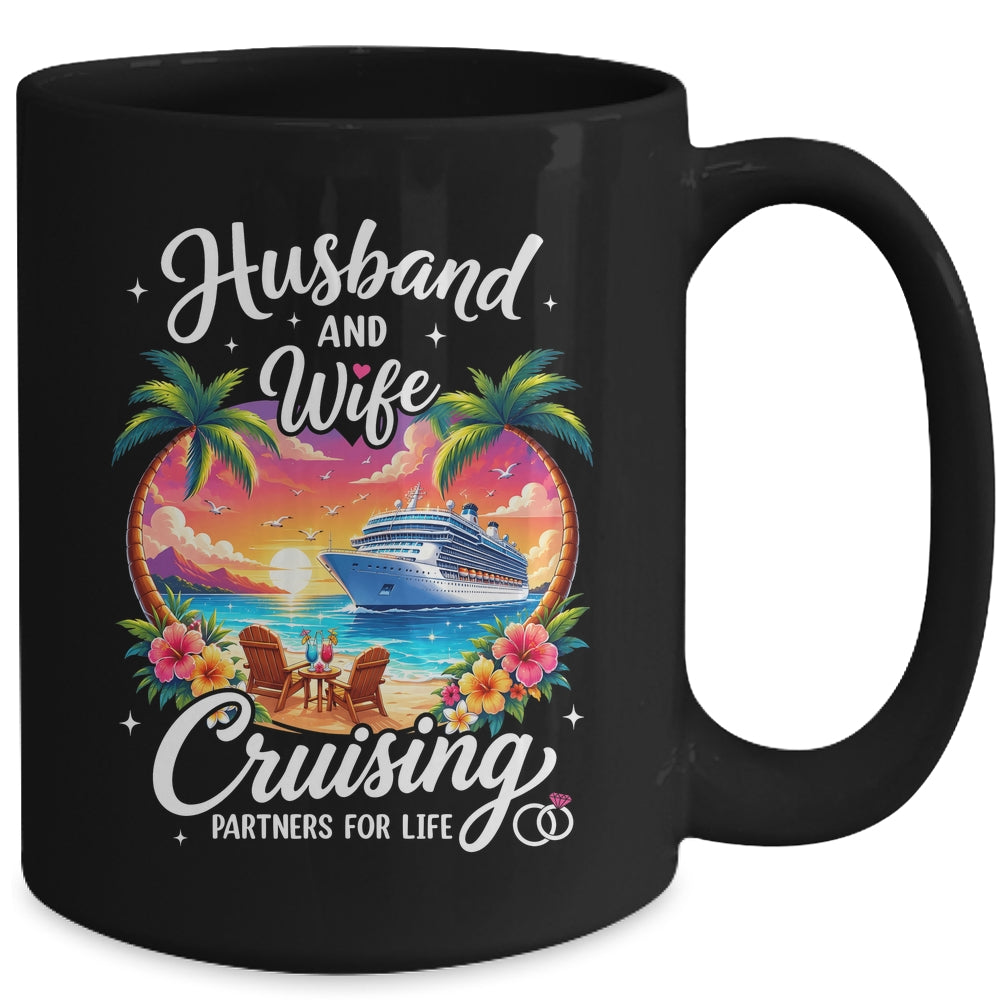 Husband and Wife Cruising Partners for Life Cruise 2026 Mug | siriusteestore