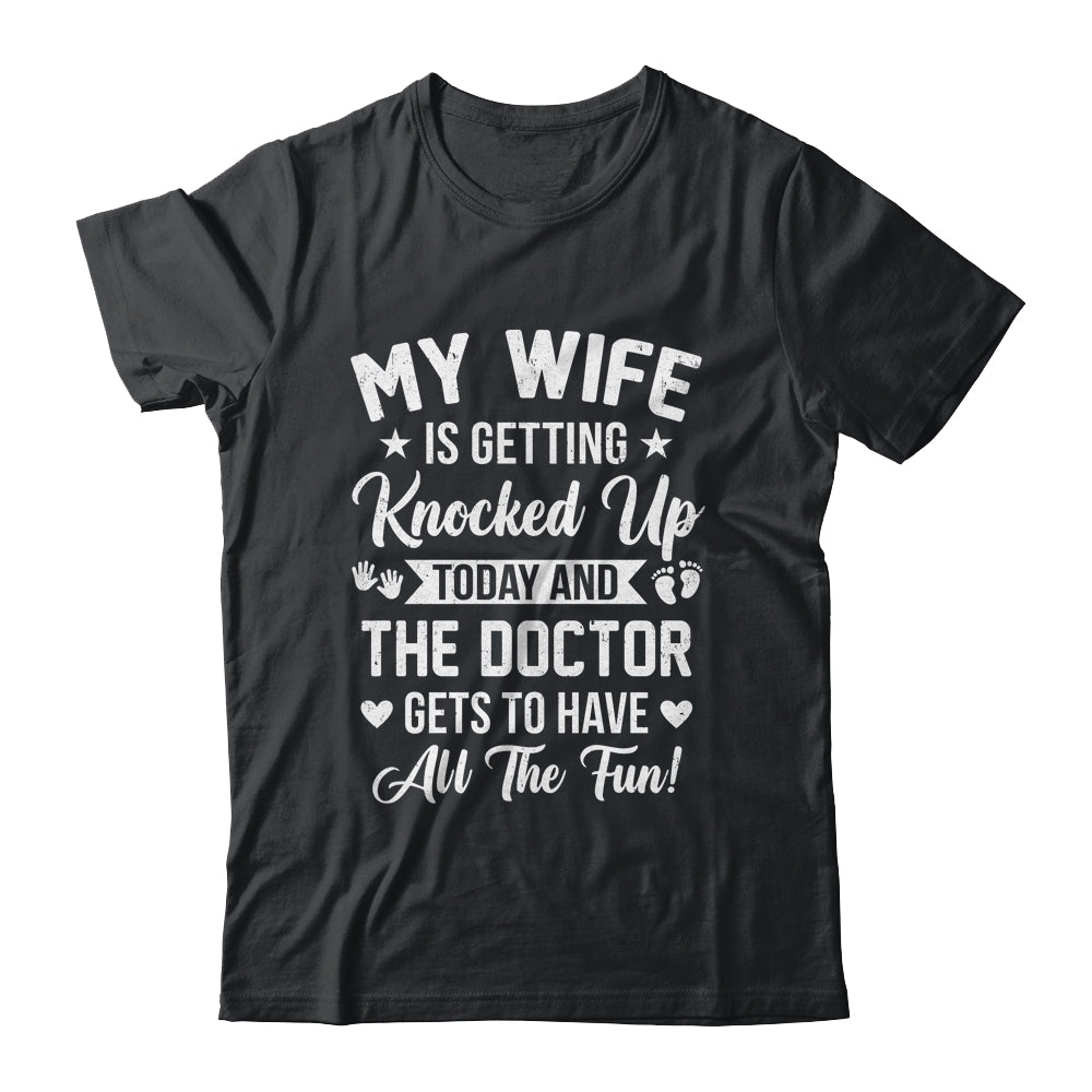 IVF Men Husband Dad Wife Knocked Up For Embryo Transfer Day Shirt & Hoodie | siriusteestore