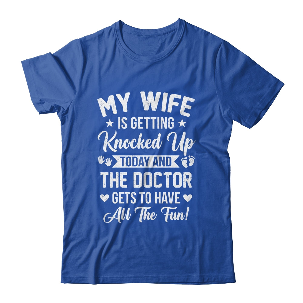 IVF Men Husband Dad Wife Knocked Up For Embryo Transfer Day Shirt & Hoodie | siriusteestore
