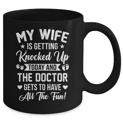 IVF Men Husband Dad Wife Knocked Up For Embryo Transfer Day Mug | siriusteestore