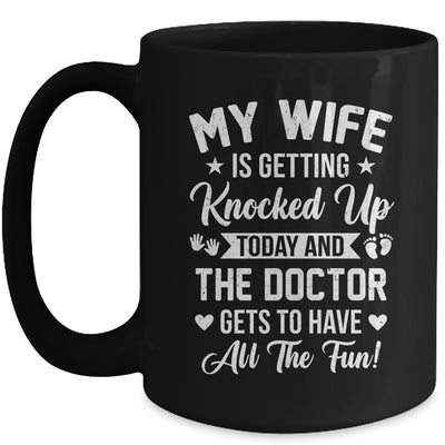 IVF Men Husband Dad Wife Knocked Up For Embryo Transfer Day Mug | siriusteestore