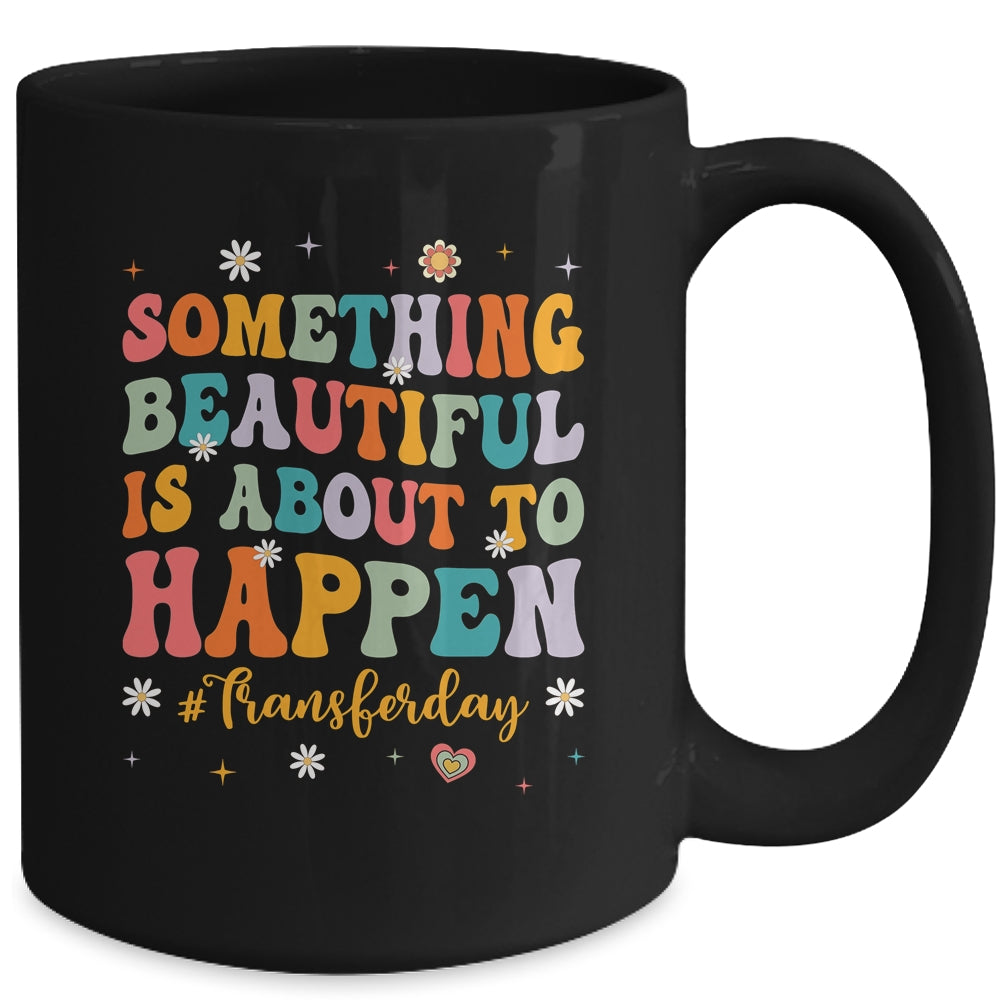 IVF Transfer Day In Vitro Fertilisation Art For Mom Groovy Mug | siriusteestore