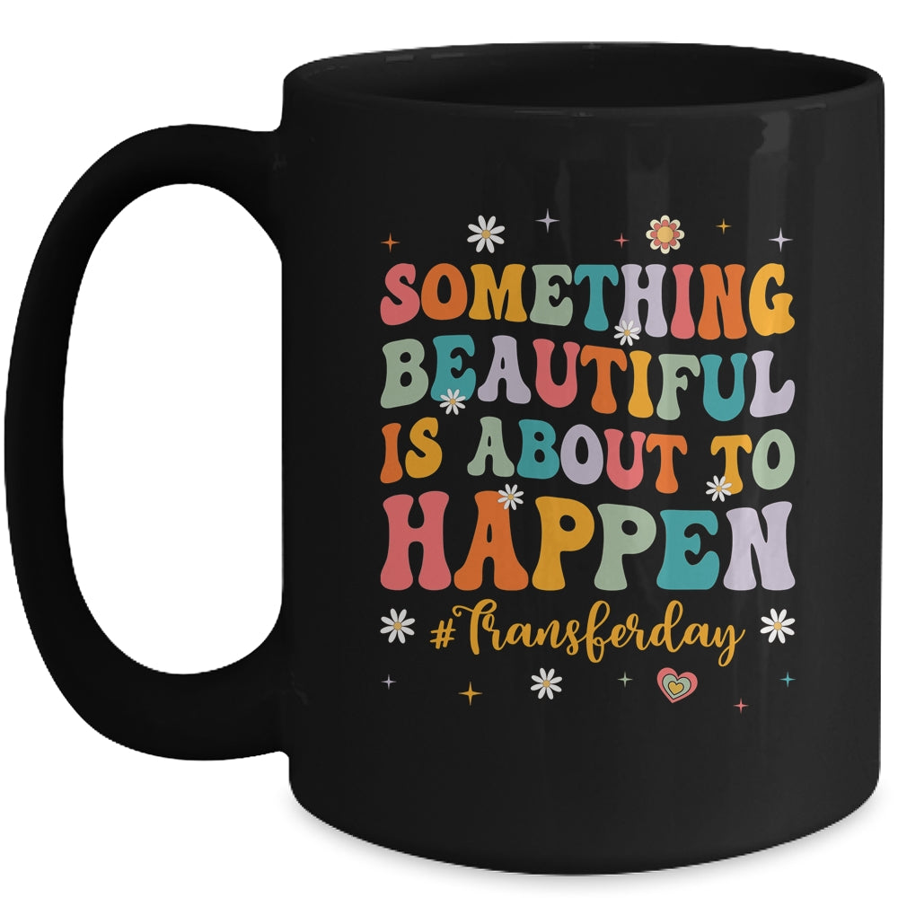 IVF Transfer Day In Vitro Fertilisation Art For Mom Groovy Mug | siriusteestore
