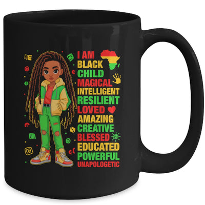 I Am Black Child History Month African American Kids Girls Mug | siriusteestore