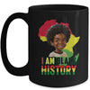 I Am Black History Afro Boy Little Melanin Prince Kids Mug | siriusteestore