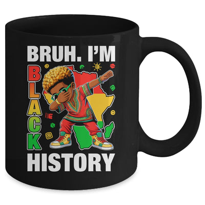 I Am Black History Dabbing Afro Men Boy Black History Month Mug | siriusteestore