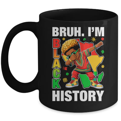 I Am Black History Dabbing Afro Men Boy Black History Month Mug | siriusteestore