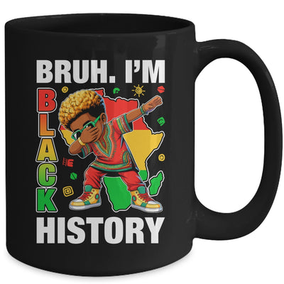 I Am Black History Dabbing Afro Men Boy Black History Month Mug | siriusteestore