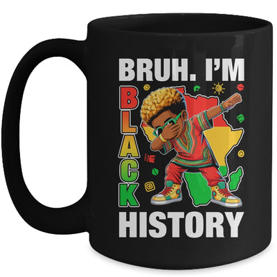 I Am Black History Dabbing Afro Men Boy Black History Month Mug | siriusteestore