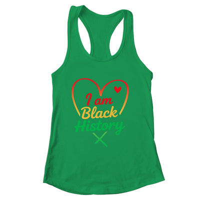 I Am Black History Heart Love African American Women Men Kid Shirt & Tank Top | siriusteestore