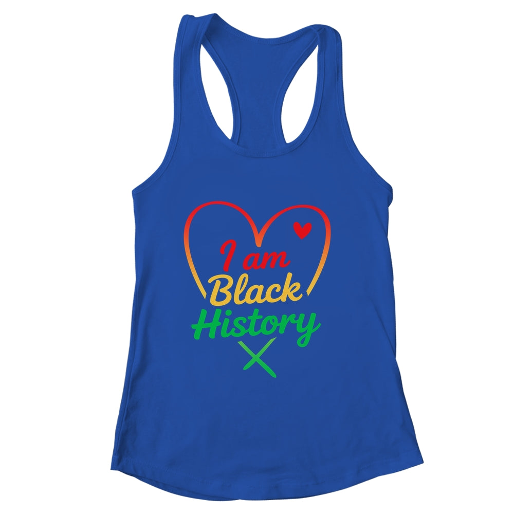 I Am Black History Heart Love African American Women Men Kid Shirt & Tank Top | siriusteestore