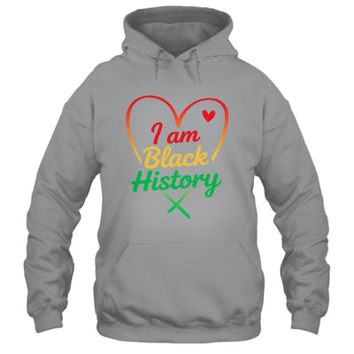 I Am Black History Heart Love African American Women Men Kid Shirt & Tank Top | siriusteestore