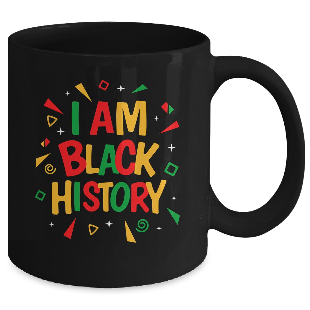 I Am Black History Month African American Boys Girls Kids Mug | siriusteestore