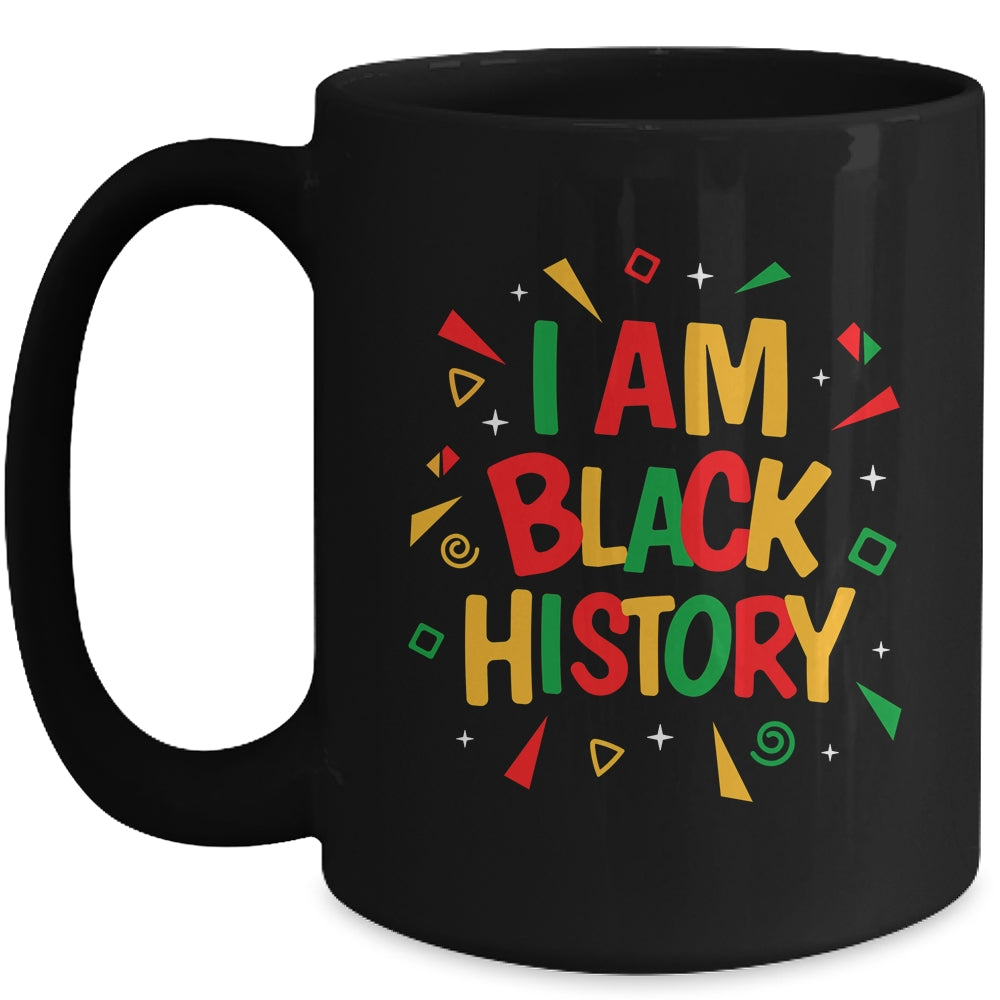 I Am Black History Month African American Boys Girls Kids Mug | siriusteestore
