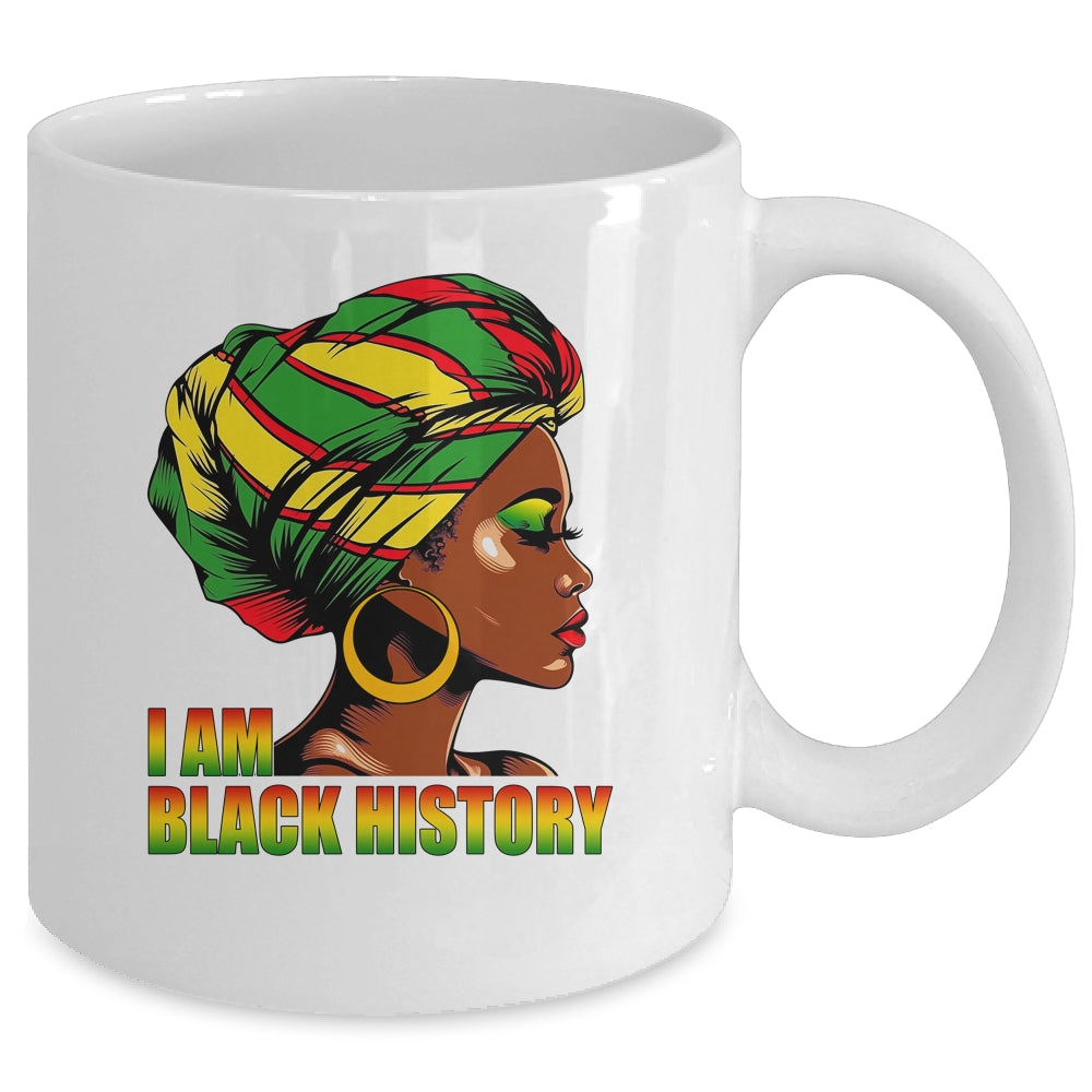 I Am Black History Month African American Juneteenth Mug | siriusteestore