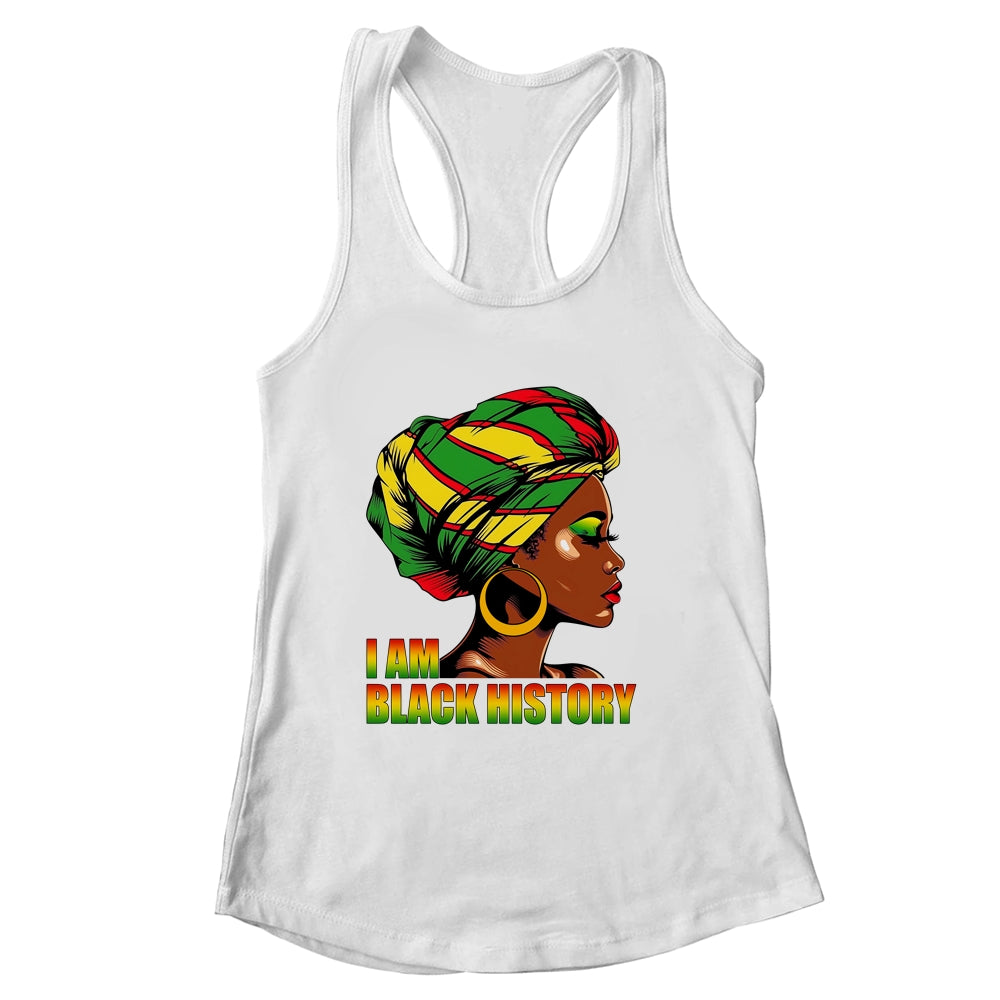 ファッション I Am Black History Month African American For Womens Girls T-Shirt I-Am-Black-History-Month-