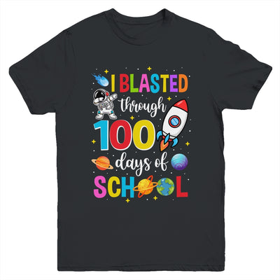 I Blasted Through 100 Days Of School 100th Day Teacher Kids Youth Shirt | siriusteestore