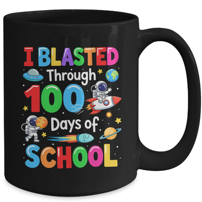 I Blasted Through 100 Days Of School Space Boy Kid Mug | siriusteestore