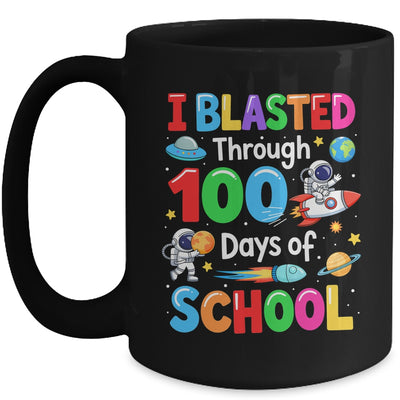 I Blasted Through 100 Days Of School Space Boy Kid Mug | siriusteestore