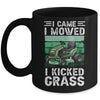 I Came I Mowed I Kicked Grass Funny Gardener Lawn Mowing Mug | siriusteestore