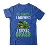 I Came I Mowed I Kicked Grass Riding Mower Mowing Dad Men Shirt & Tank Top | siriusteestore