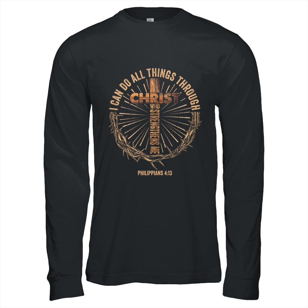 I Can Do All Things Through Christ Jesus Men Christian Shirt & Hoodie | siriusteestore