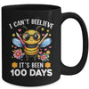 I Can't Believe Its Been 100 Days Funny Bee 100th Day School Mug | siriusteestore